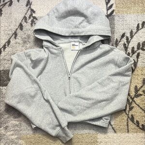 TNA Gray Terry Fleece Hoodie